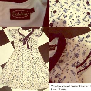 Voodoo Vixen Nautical Dress
